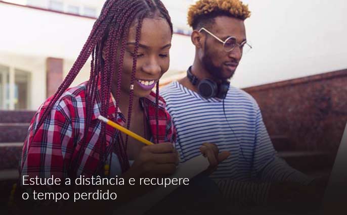 estude a distância e recupere o tempo perdido